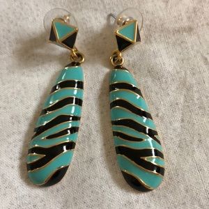 K.J.L by Kenneth Jay Lane Animal Enamel earrings.